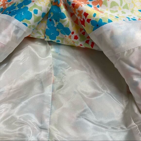 TAHARI Outerwear Arthur S. Levine Lined Multicolored Jacket Floral Size 6 - Picture 5 of 10